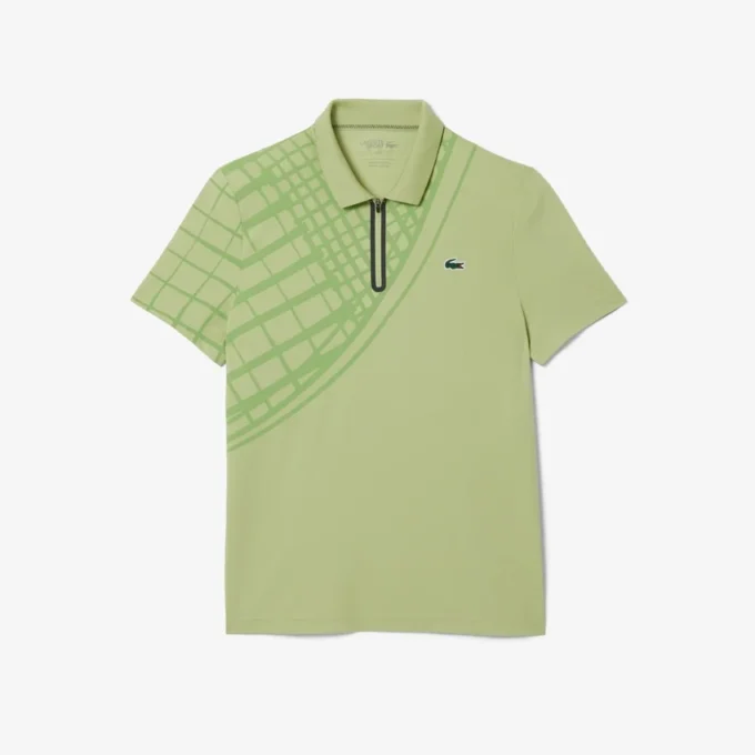 Ultra Dry Printed Slim Fit Tennis-Poloshirt für Herren Ultra Dry Printed Slim Fit Tennis-Poloshirt für Herren