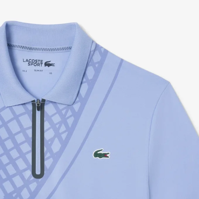 Ultra Dry Printed Slim Fit Tennis-Poloshirt für Herren Ultra Dry Printed Slim Fit Tennis-Poloshirt für Herren