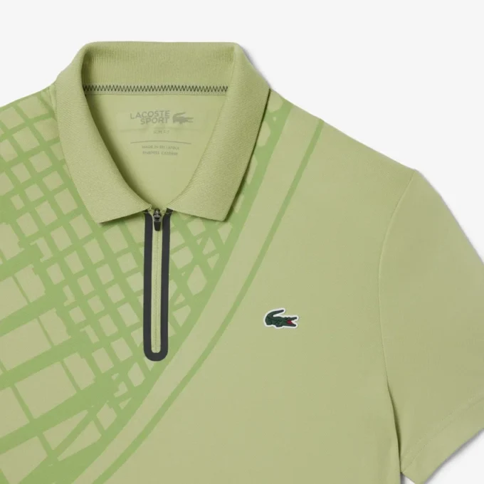 Ultra Dry Printed Slim Fit Tennis-Poloshirt für Herren Ultra Dry Printed Slim Fit Tennis-Poloshirt für Herren