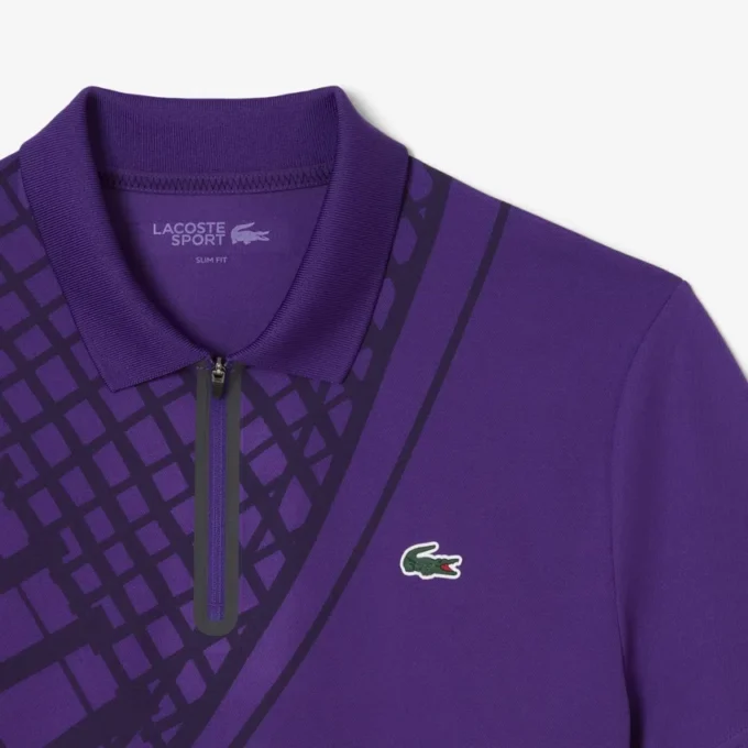Ultra Dry Printed Slim Fit Tennis-Poloshirt für Herren Ultra Dry Printed Slim Fit Tennis-Poloshirt für Herren