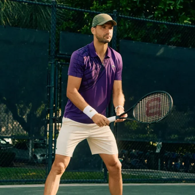 Ultra Dry Printed Slim Fit Tennis-Poloshirt für Herren Ultra Dry Printed Slim Fit Tennis-Poloshirt für Herren