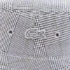 Unisex-Bucket-Mütze aus doppelseitigem Baumwoll-Karomuster Unisex-Bucket-Mütze aus doppelseitigem Baumwoll-Karomuster