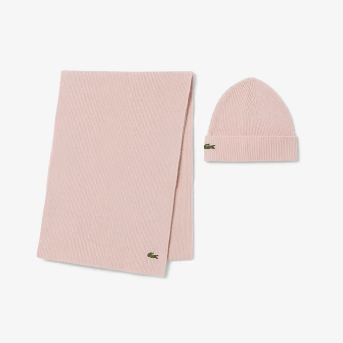 Unisex-Geschenkset aus Wollschal und Mütze Unisex-Geschenkset aus Wollschal und Mütze