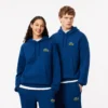 Unisex-Hoodie mit lockerer Passform und Emblem-Akzent Unisex-Hoodie mit lockerer Passform und Emblem-Akzent