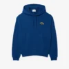 Unisex-Hoodie mit lockerer Passform und Emblem-Akzent Unisex-Hoodie mit lockerer Passform und Emblem-Akzent