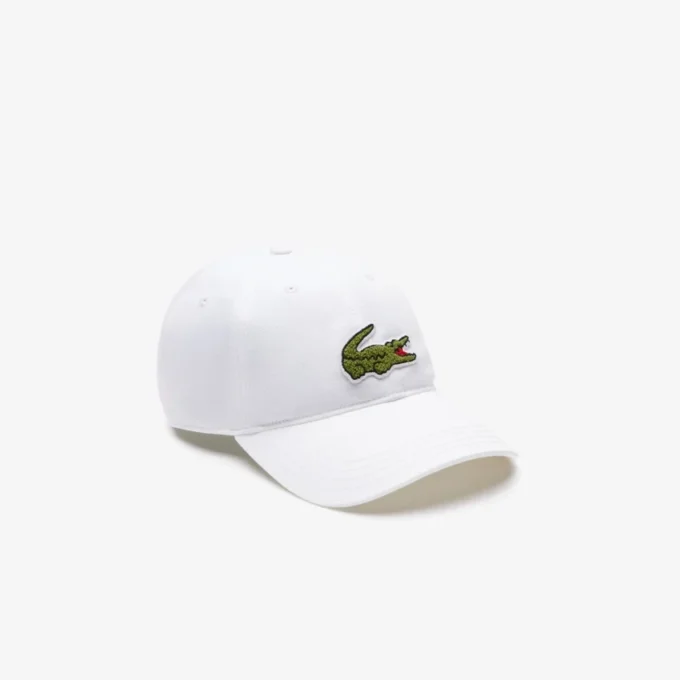 Unisex-Kappe aus Baumwolltwill mit Krokodil-Emblem Unisex-Kappe aus Baumwolltwill mit Krokodil-Emblem