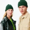 Unisex-Mütze aus gerippter, gebürsteter Wolle Unisex-Mütze aus gerippter, gebürsteter Wolle