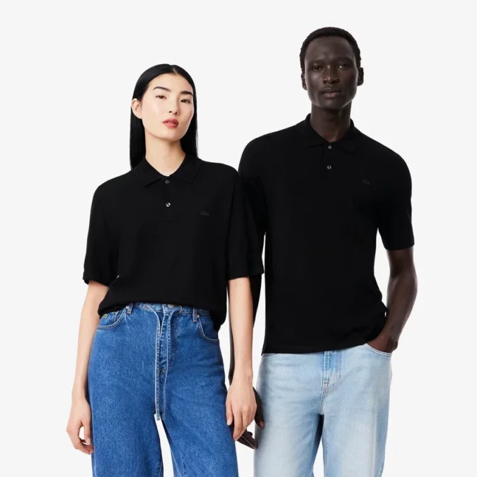 Unisex-Poloshirt aus Merinowolle mit kurzen Ärmeln Unisex-Poloshirt aus Merinowolle mit kurzen Ärmeln