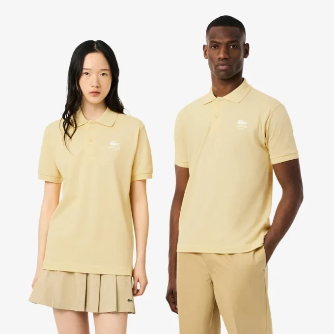 Unisex-Poloshirt mit klassischer Passform und charakteristischem L.12.12-Print Unisex-Poloshirt mit klassischer Passform und charakteristischem L.12.12-Print