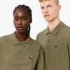 Unisex-Poloshirt mit L.12.12-Piqué-Emblem in lockerer Passform Unisex-Poloshirt mit L.12.12-Piqué-Emblem in lockerer Passform