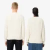 Unisex-Pullover aus gerippter Baumwolle mit Emblem Unisex-Pullover aus gerippter Baumwolle mit Emblem