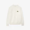 Unisex-Pullover aus gerippter Baumwolle mit Emblem Unisex-Pullover aus gerippter Baumwolle mit Emblem