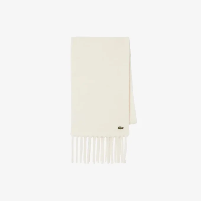 Unisex-Schal aus Alpaka-Wolle mit Fransen Unisex-Schal aus Alpaka-Wolle mit Fransen
