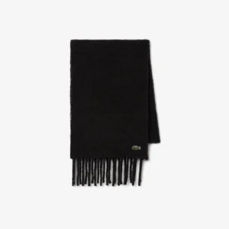 Unisex-Schal aus Alpaka-Wolle mit Fransen Unisex-Schal aus Alpaka-Wolle mit Fransen