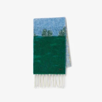 Unisex-Schal aus Alpakawolle mit Landschaftsmotiv Unisex-Schal aus Alpakawolle mit Landschaftsmotiv