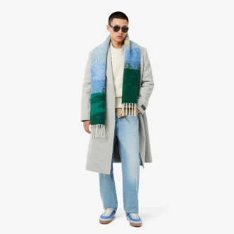 Unisex-Schal aus Alpakawolle mit Landschaftsmotiv Unisex-Schal aus Alpakawolle mit Landschaftsmotiv