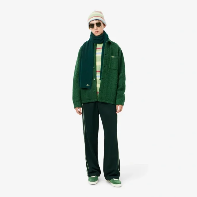 Unisex-Schal aus gerippter Wolle Unisex-Schal aus gerippter Wolle