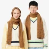 Unisex-Schal aus gerippter Wolle Unisex-Schal aus gerippter Wolle