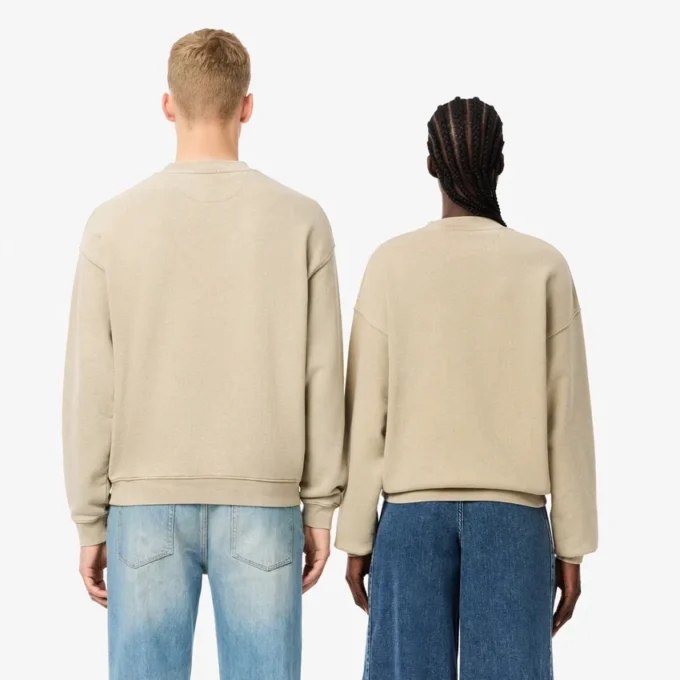 Unisex-Sweatshirt aus Fleece mit lockerer Passform und Washed-Effekt Unisex-Sweatshirt aus Fleece mit lockerer Passform und Washed-Effekt