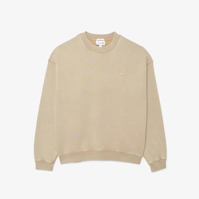 Unisex-Sweatshirt aus Fleece mit lockerer Passform und Washed-Effekt Unisex-Sweatshirt aus Fleece mit lockerer Passform und Washed-Effekt