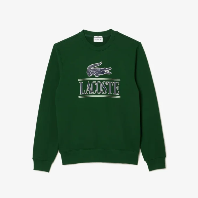 Unisex-Sweatshirt aus Fleece mit Rundhalsausschnitt und Aufdruck Unisex-Sweatshirt aus Fleece mit Rundhalsausschnitt und Aufdruck