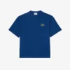 Unisex-T-Shirt aus schwerer Baumwolle mit Emblem, lockere Passform Unisex-T-Shirt aus schwerer Baumwolle mit Emblem, lockere Passform