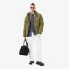 Wasserabweisende Daunenjacke mit Kapuze für Herren Wasserabweisende Daunenjacke mit Kapuze für Herren
