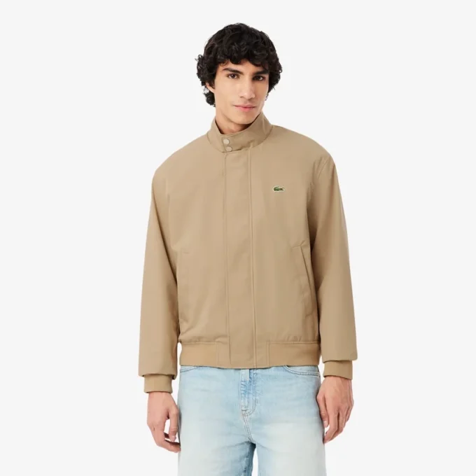 Wasserabweisende Harrington-Jacke aus Twill Wasserabweisende Harrington-Jacke aus Twill