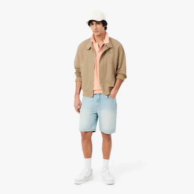 Wasserabweisende Harrington-Jacke aus Twill Wasserabweisende Harrington-Jacke aus Twill