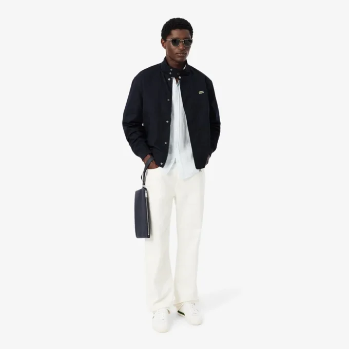 Wasserabweisende Harrington-Jacke aus Twill Wasserabweisende Harrington-Jacke aus Twill