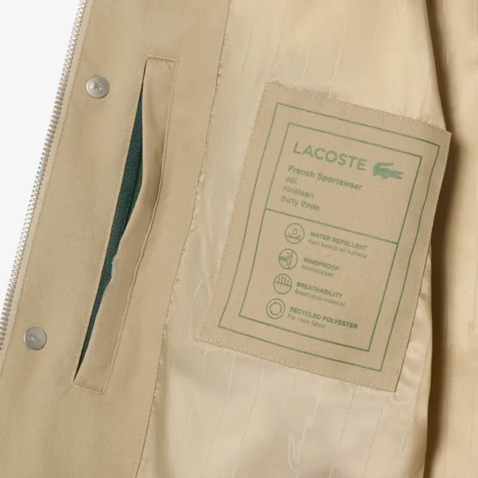Wasserabweisende Harrington-Jacke aus Twill Wasserabweisende Harrington-Jacke aus Twill