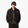 Wasserabweisende Herren-Aviator-Jacke mit Emblem Wasserabweisende Herren-Aviator-Jacke mit Emblem