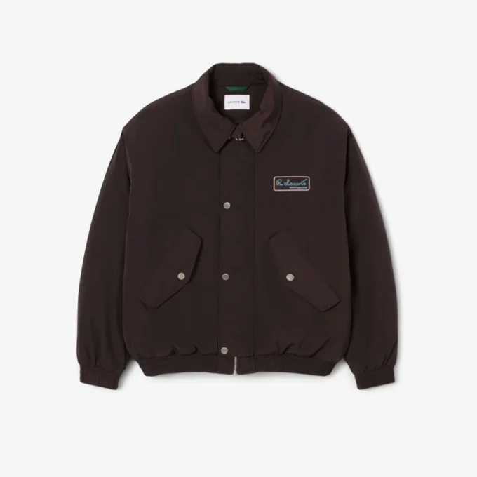 Wasserabweisende Herren-Aviator-Jacke mit Emblem Wasserabweisende Herren-Aviator-Jacke mit Emblem