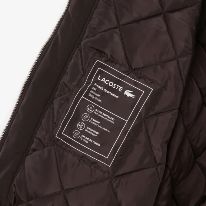 Wasserabweisende Herren-Aviator-Jacke mit Emblem Wasserabweisende Herren-Aviator-Jacke mit Emblem