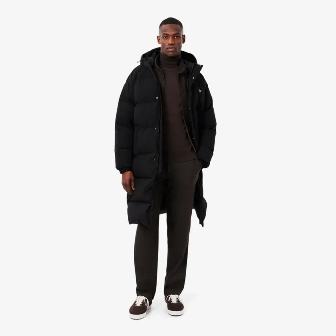 Wasserabweisende lange Daunenjacke für Herren Wasserabweisende lange Daunenjacke für Herren