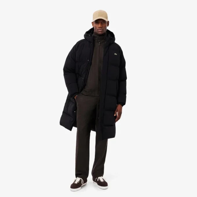 Wasserabweisende lange Daunenjacke für Herren Wasserabweisende lange Daunenjacke für Herren