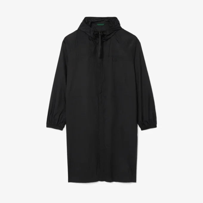 Wasserabweisende, lange, packbare Herrenjacke Wasserabweisende, lange, packbare Herrenjacke
