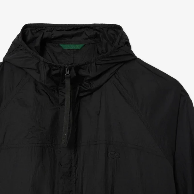 Wasserabweisende, lange, packbare Herrenjacke Wasserabweisende, lange, packbare Herrenjacke