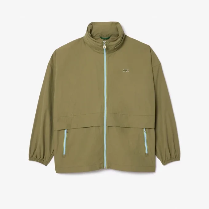 Wasserabweisende Windjacke für Herren mit abnehmbarer Kapuze Wasserabweisende Windjacke für Herren mit abnehmbarer Kapuze