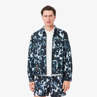 Wasserabweisende Windjacke für Herren mit Print-Motiv