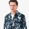 Wasserabweisende Windjacke für Herren mit Print-Motiv Wasserabweisende Windjacke für Herren mit Print-Motiv