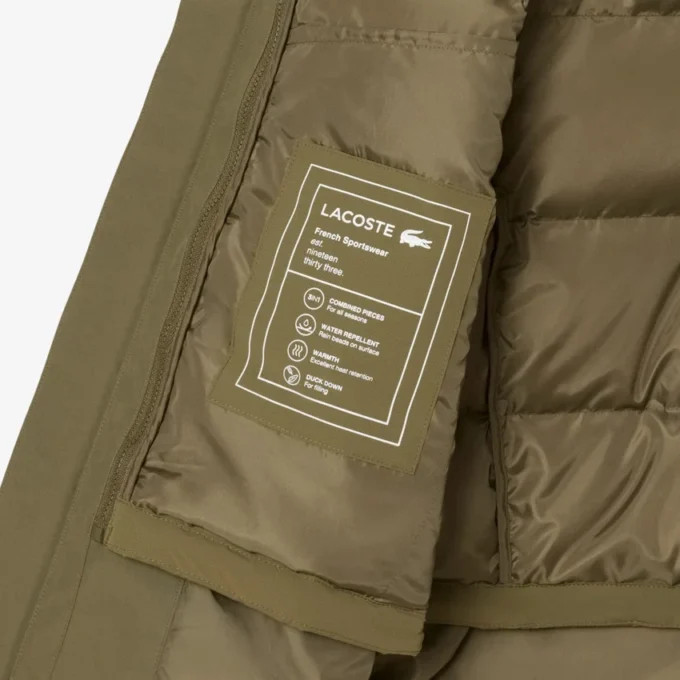 Wasserabweisender, gefütterter 3-in-1-Parka für Herren Wasserabweisender, gefütterter 3-in-1-Parka für Herren