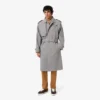 Wasserabweisender karierter Trenchcoat für Herren Wasserabweisender karierter Trenchcoat für Herren