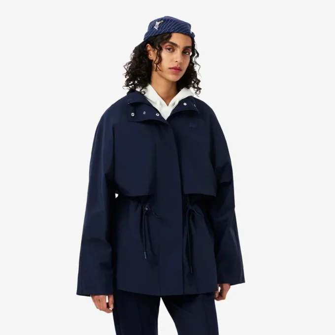 Wasserabweisender Oversize-Parka in mittlerer Länge Wasserabweisender Oversize-Parka in mittlerer Länge