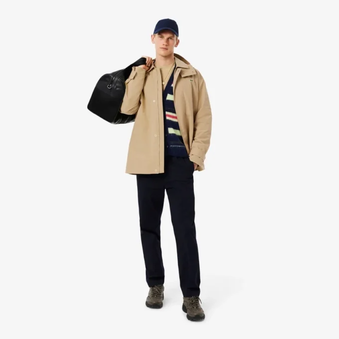 Wasserabweisender Parka mit Kapuze in mittlerer Länge für Herren Wasserabweisender Parka mit Kapuze in mittlerer Länge für Herren