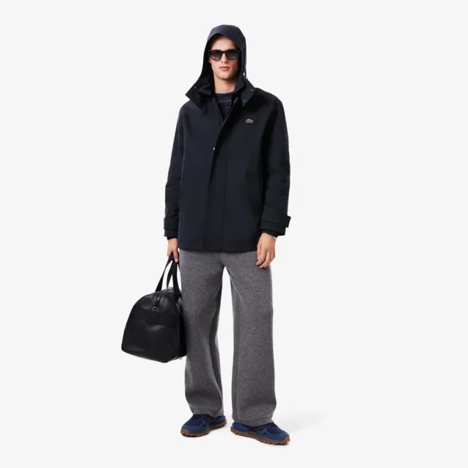 Wasserabweisender Parka mit Kapuze in mittlerer Länge für Herren Wasserabweisender Parka mit Kapuze in mittlerer Länge für Herren