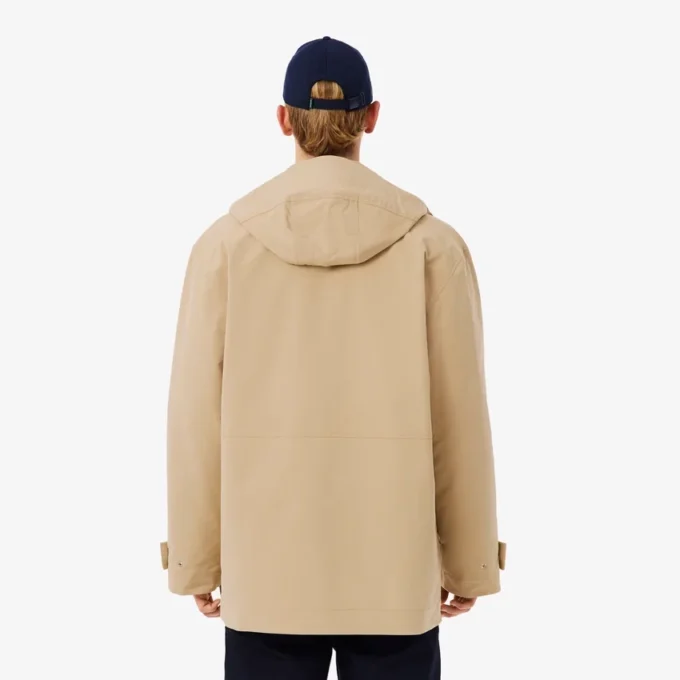 Wasserabweisender Parka mit Kapuze in mittlerer Länge für Herren Wasserabweisender Parka mit Kapuze in mittlerer Länge für Herren