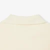 Weit geschnittenes Fleece-Poloshirt mit Emblem Weit geschnittenes Fleece-Poloshirt mit Emblem