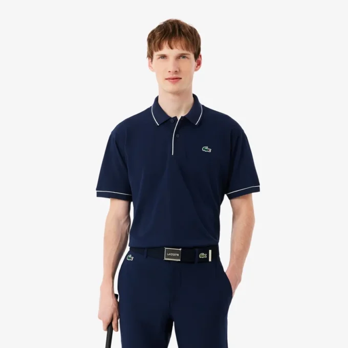 Wärmeregulierendes Mini-Piqué-Golf-Poloshirt Wärmeregulierendes Mini-Piqué-Golf-Poloshirt