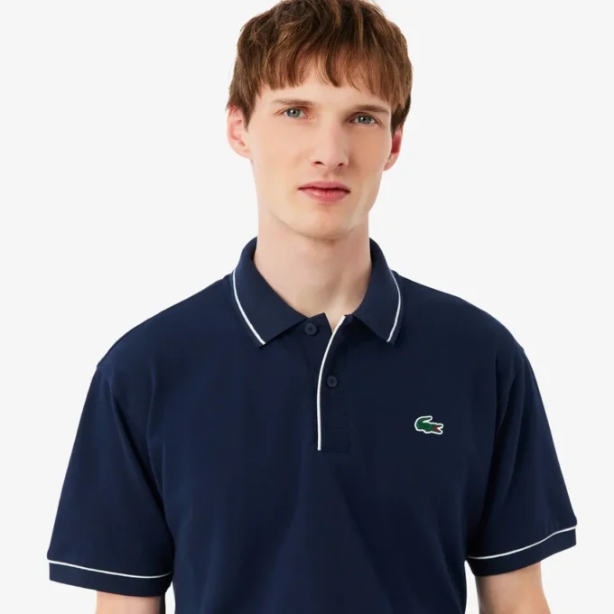 Wärmeregulierendes Mini-Piqué-Golf-Poloshirt Wärmeregulierendes Mini-Piqué-Golf-Poloshirt